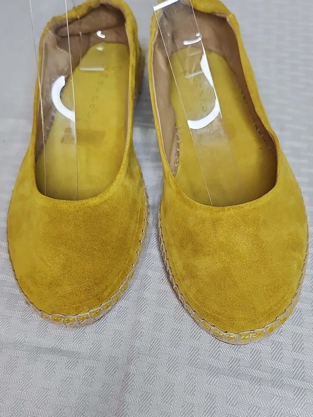 Anthropologie Suede Leather Espadrille Flats NEW In BOX